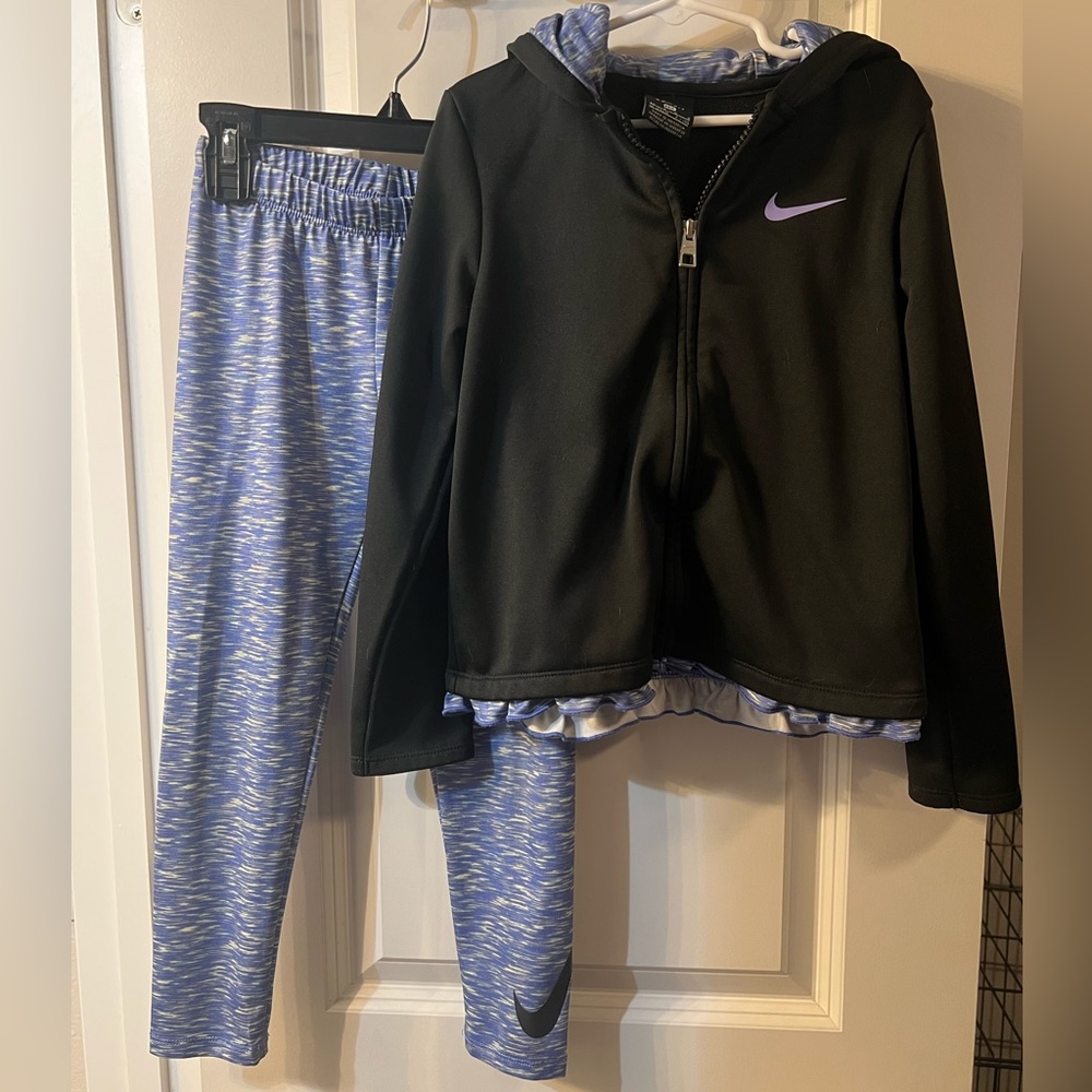 Nike Black and Blue matching set Active Comfort